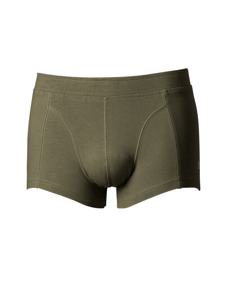 Organic Boxer Shorts Accha Olive Green B Light Ekologiska Kläder 5731